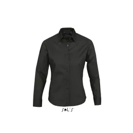   utt_so17015bl-2xl SOL'S SO17015 SOL'S EDEN - LONG SLEEVE STRETCH WOMEN'S SHIRT 2XL