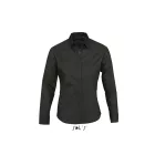 utt_so17015bl-l SOL'S SO17015 SOL'S EDEN - LONG SLEEVE STRETCH WOMEN'S SHIRT L