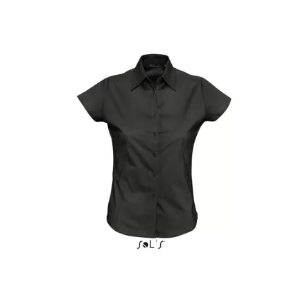 utt_so17020bl-l SOL'S SO17020 SOL'S EXCESS - SHORT SLEEVE STRETCH WOMEN'S SHIRT L
