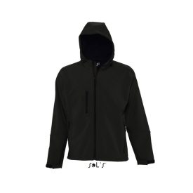   utt_so46602bl-2xl SOL'S SO46602 SOL'S REPLAY MEN - HOODED SOFTSHELL 2XL