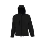 utt_so46602bl-l SOL'S SO46602 SOL'S REPLAY MEN - HOODED SOFTSHELL L