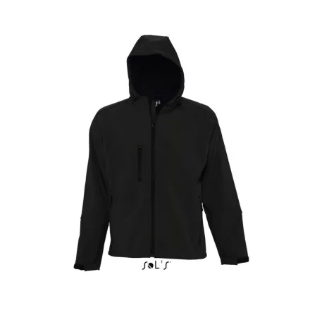 utt_so46602bl-m SOL'S SO46602 SOL'S REPLAY MEN - HOODED SOFTSHELL M