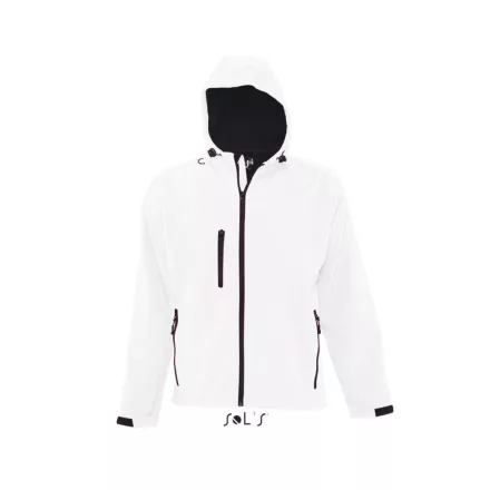 utt_so46602wh-m SOL'S SO46602 SOL'S REPLAY MEN - HOODED SOFTSHELL M
