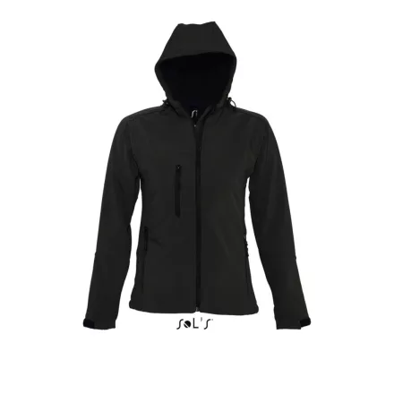 utt_so46802bl-s SOL'S SO46802 SOL'S REPLAY WOMEN - HOODED SOFTSHELL S