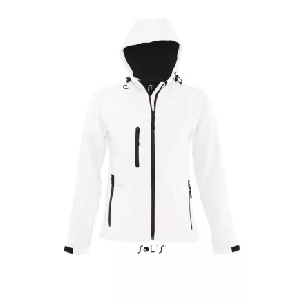 utt_so46802wh-2xl SOL'S SO46802 SOL'S REPLAY WOMEN - HOODED SOFTSHELL 2XL