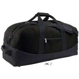   utt_so70650bl-bl-u SOL'S SO70650 SOL'S STADIUM 65 - TWO COLOUR 600D POLYESTER TRAVEL/SPORTS BAG U