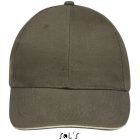 utt_so88100ar-be-u SOL'S SO88100 SOL'S BUFFALO - SIX PANEL CAP U