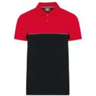 utt_wk210bl-re-5xl Designed To Work WK210 UNISEX ECO-FRIENDLY TWO-TONE SHORT SLEEVE POLO SHIRT 5XL