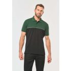 utt_wk210bl-re-5xl Designed To Work WK210 UNISEX ECO-FRIENDLY TWO-TONE SHORT SLEEVE POLO SHIRT 5XL
