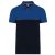 utt_wk210nv-ro-xl Designed To Work WK210 UNISEX ECO-FRIENDLY TWO-TONE SHORT SLEEVE POLO SHIRT XL