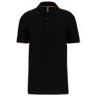 utt_wk270bl-or-3xl Designed To Work WK270 MEN'S SHORT-SLEEVED CONTRASTING DAYTODAY POLO SHIRT 3XL