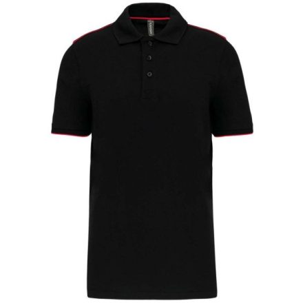 utt_wk270bl-re-s Designed To Work WK270 MEN'S SHORT-SLEEVED CONTRASTING DAYTODAY POLO SHIRT S