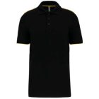utt_wk270bl-ye-xl Designed To Work WK270 MEN'S SHORT-SLEEVED CONTRASTING DAYTODAY POLO SHIRT XL