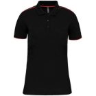 utt_wk271bl-re-xs Designed To Work WK271 LADIES' SHORT-SLEEVED CONTRASTING DAYTODAY POLO SHIRT XS