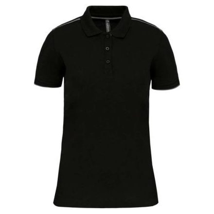 utt_wk271bl-si-xl Designed To Work WK271 LADIES' SHORT-SLEEVED CONTRASTING DAYTODAY POLO SHIRT XL