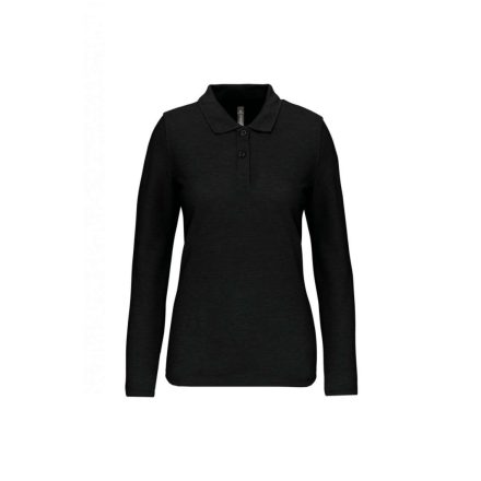 utt_wk277bl-2xl Designed To Work WK277 LADIES' LONG-SLEEVED POLO SHIRT 2XL