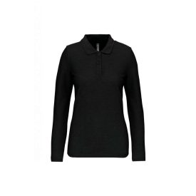   utt_wk277bl-xs Designed To Work WK277 LADIES' LONG-SLEEVED POLO SHIRT XS