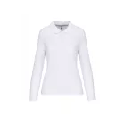 utt_wk277wh-2xl Designed To Work WK277 LADIES' LONG-SLEEVED POLO SHIRT 2XL