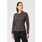 utt_wk277wh-l Designed To Work WK277 LADIES' LONG-SLEEVED POLO SHIRT L