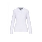 utt_wk277wh-m Designed To Work WK277 LADIES' LONG-SLEEVED POLO SHIRT M