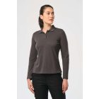 utt_wk277wh-m Designed To Work WK277 LADIES' LONG-SLEEVED POLO SHIRT M