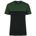 utt_wk304bl-fo-s Designed To Work WK304 UNISEX ECO-FRIENDLY SHORT SLEEVE TWO-TONE T-SHIRT S