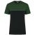 utt_wk304bl-fo-s Designed To Work WK304 UNISEX ECO-FRIENDLY SHORT SLEEVE TWO-TONE T-SHIRT S