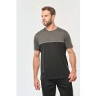 utt_wk304bl-or-l Designed To Work WK304 UNISEX ECO-FRIENDLY SHORT SLEEVE TWO-TONE T-SHIRT L