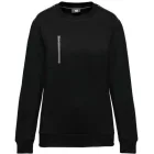 utt_wk403bl-si-l Designed To Work WK403 UNISEX DAYTODAY CONTRASTING POCKET SWEATSHIRT L
