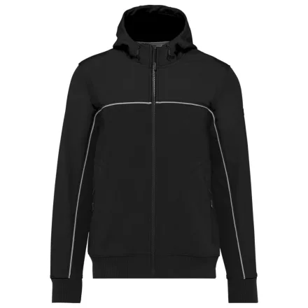 utt_wk450bl-l Designed To Work WK450 UNISEX 3-LAYER TWO-TONE BIONIC SOFTSHELL JACKET L