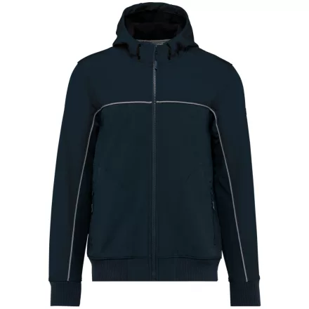 utt_wk450nv-m Designed To Work WK450 UNISEX 3-LAYER TWO-TONE BIONIC SOFTSHELL JACKET M