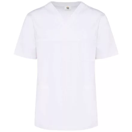 utt_wk504wh-s  Designed To Work WK504 UNISEX SHORT SLEEVE COTTON TUNIC S