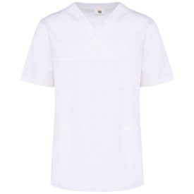   utt_wk504wh-xs Designed To Work WK504 UNISEX SHORT SLEEVE COTTON TUNIC XS