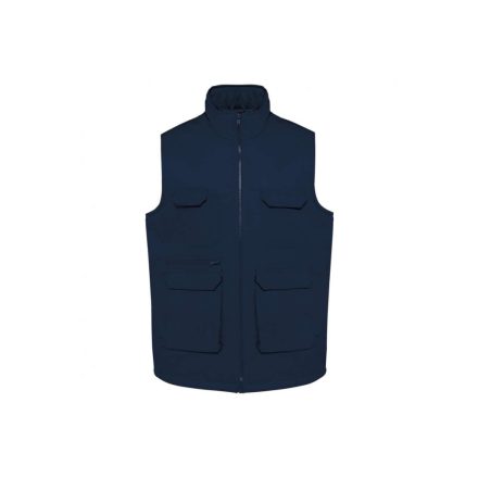 utt_wk607nv-2xl Designed To Work WK607 UNISEX PADDED MULTI-POCKET POLYCOTTON VEST 2XL