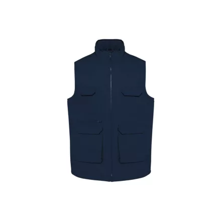 utt_wk607nv-xl Designed To Work WK607 UNISEX PADDED MULTI-POCKET POLYCOTTON VEST XL