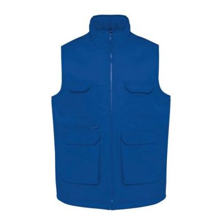 utt_wk607ro-3xl Designed To Work WK607 UNISEX PADDED MULTI-POCKET POLYCOTTON VEST 3XL