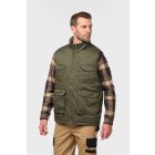 utt_wk607ro-4xl Designed To Work WK607 UNISEX PADDED MULTI-POCKET POLYCOTTON VEST 4XL