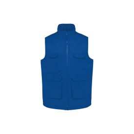   utt_wk607ro-xs Designed To Work WK607 UNISEX PADDED MULTI-POCKET POLYCOTTON VEST XS