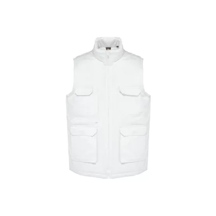 utt_wk607wh-2xl Designed To Work WK607 UNISEX PADDED MULTI-POCKET POLYCOTTON VEST 2XL