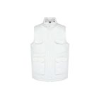 utt_wk607wh-l Designed To Work WK607 UNISEX PADDED MULTI-POCKET POLYCOTTON VEST L