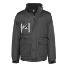 utt_wk6106bl-4xl Designed To Work WK6106 DETACHABLE-SLEEVED WORKWEAR PARKA 4XL