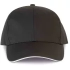 utt_wkp145bl-wh-u Designed To Work WKP145 OEKOTEX CERTIFIED 6 PANELS CAP WITH SANDWICH PEAK U