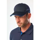 utt_wkp145bl-wh-u Designed To Work WKP145 OEKOTEX CERTIFIED 6 PANELS CAP WITH SANDWICH PEAK U