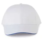 utt_wkp145wh-ro-u Designed To Work WKP145 OEKOTEX CERTIFIED 6 PANELS CAP WITH SANDWICH PEAK U