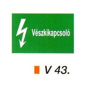 Vészkikapcsoló v 43