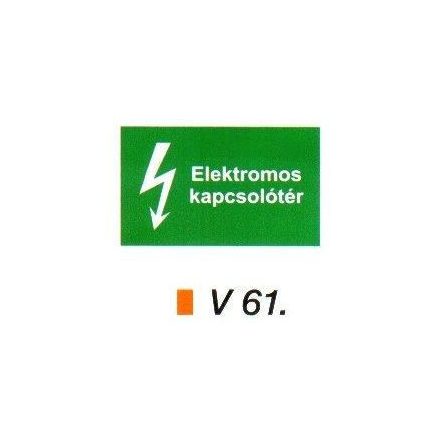 Elektromos kapcsolótér v 61